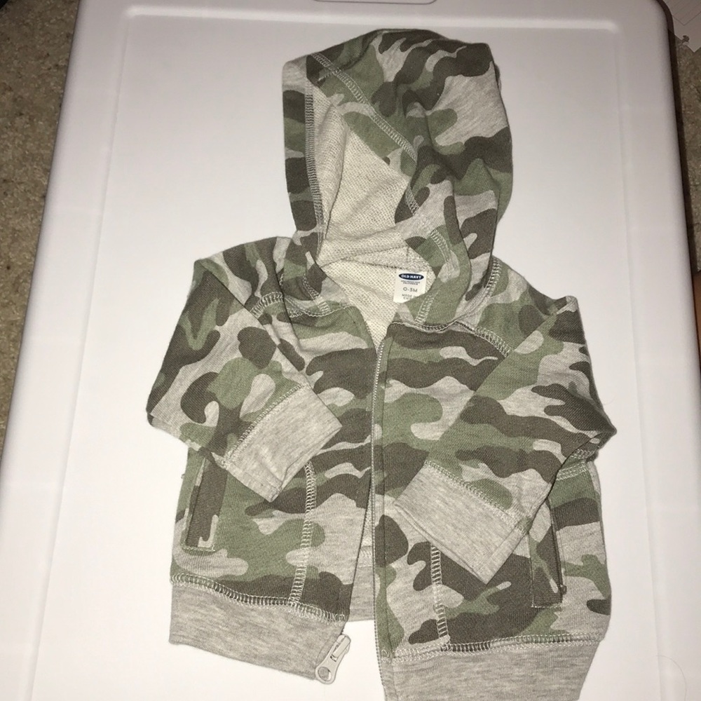 camo zip up